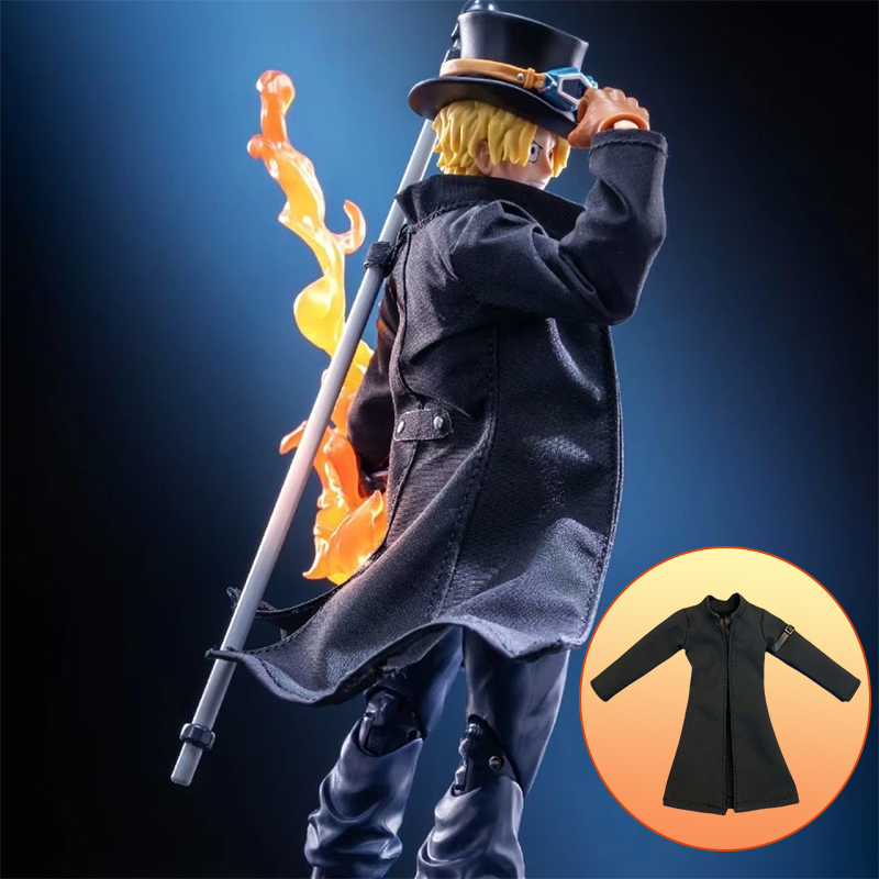 Windbreaker Anime Merchandise - Manteau coupe-vent long noir Sabo One