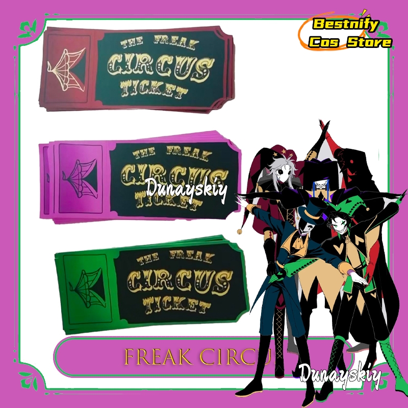Anime Merchandise Europe - BFreak Circus Ticket Card Rouge Vert