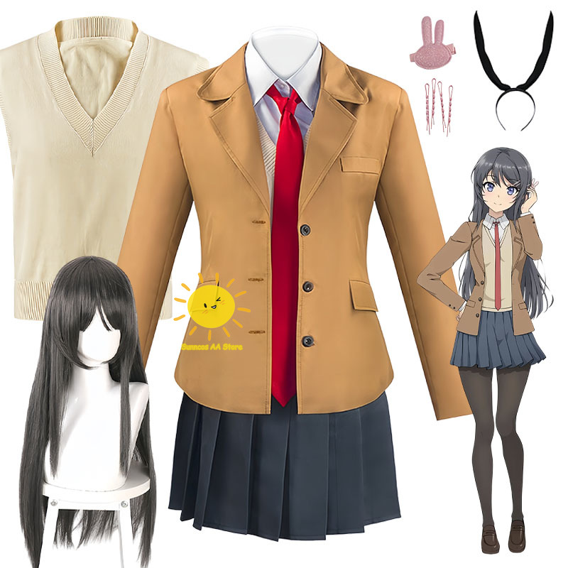 Anime Girl Merchandise - Costumes de cosplay Anime Sakurajima Mai