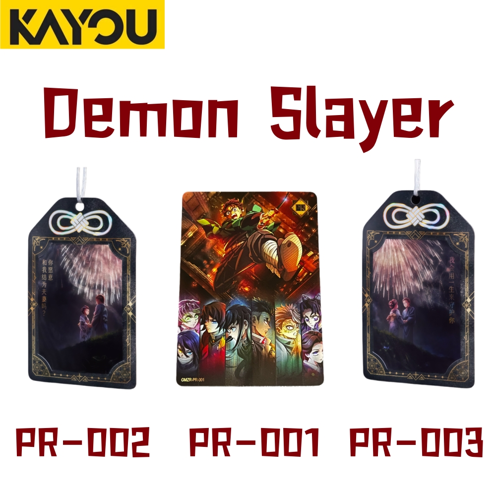 Anime Merchandise Europe - Cartes promotionnelles Demon Slayer Kayou PR001-003,