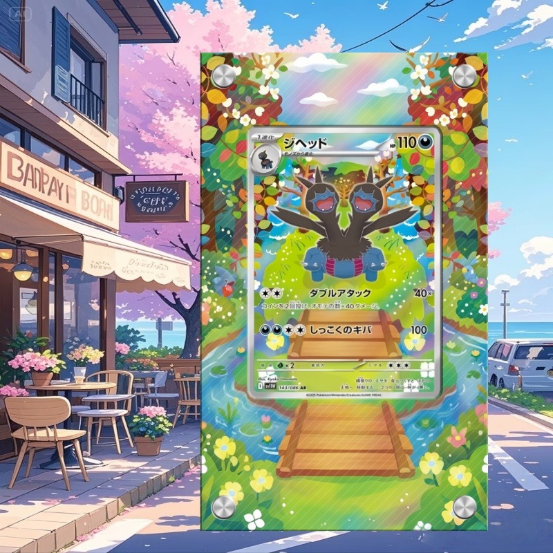 Anime Merchandise From Japan - Présentoir d'art pour carte Pokémon Zweilus,